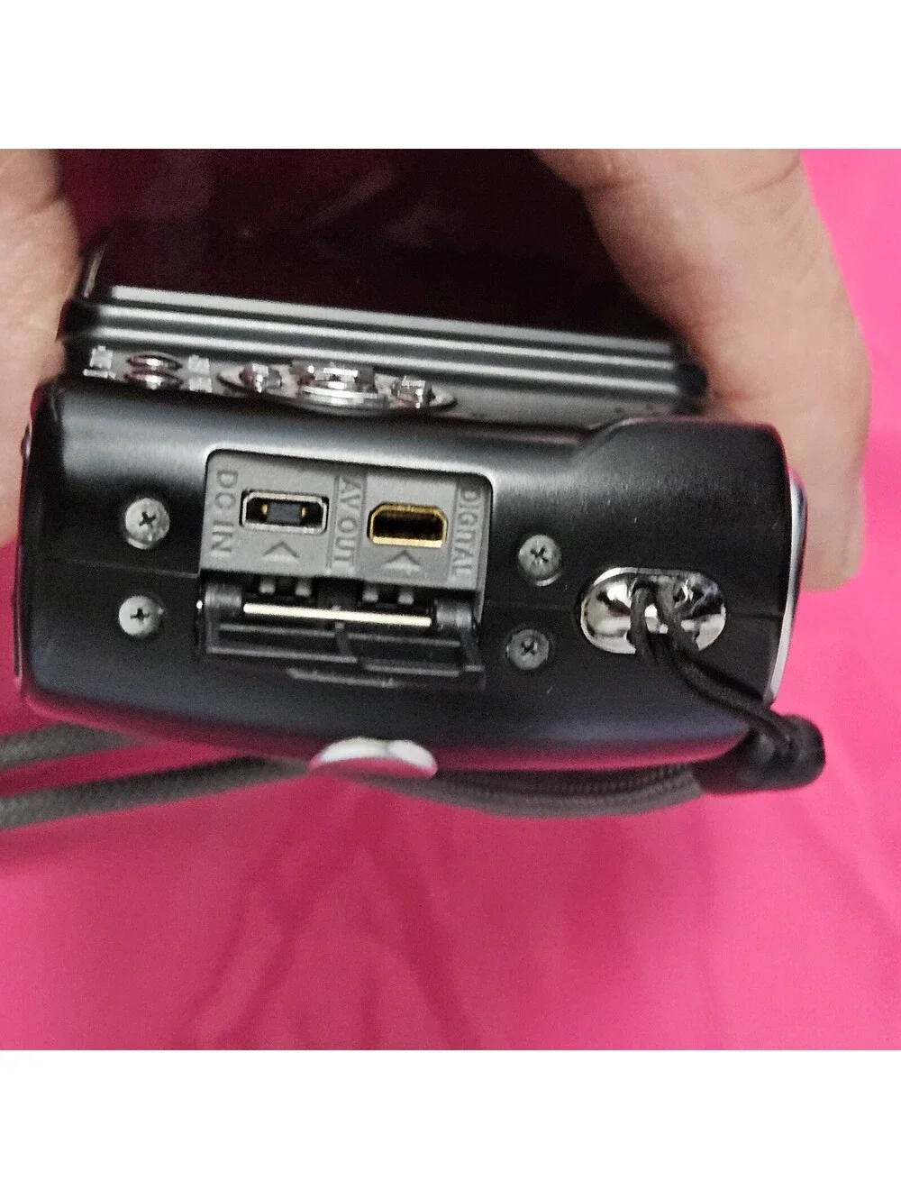 Panasonic LUMIX DMC-TZ3 7.2MP Digital Camera Black- FOR PARTS ONLY NOT WORKING